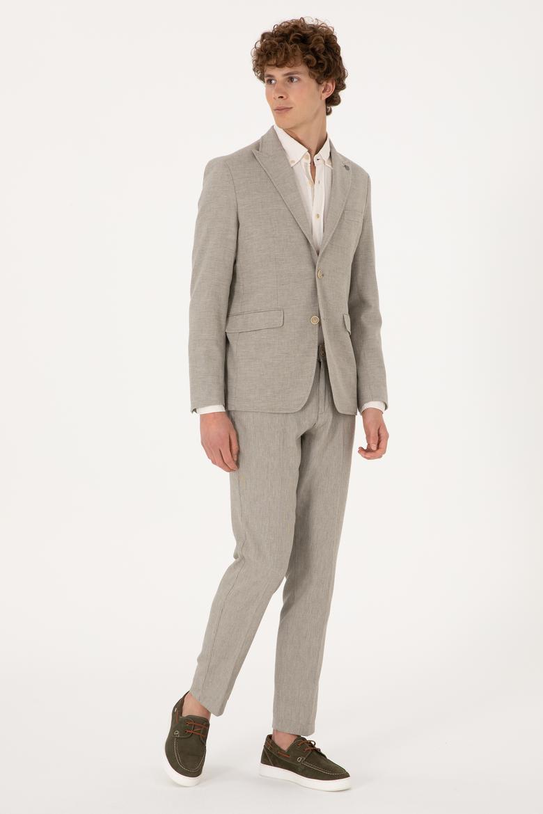 Erkek Su Yeşili Kanvas Pantolon - 50300476110