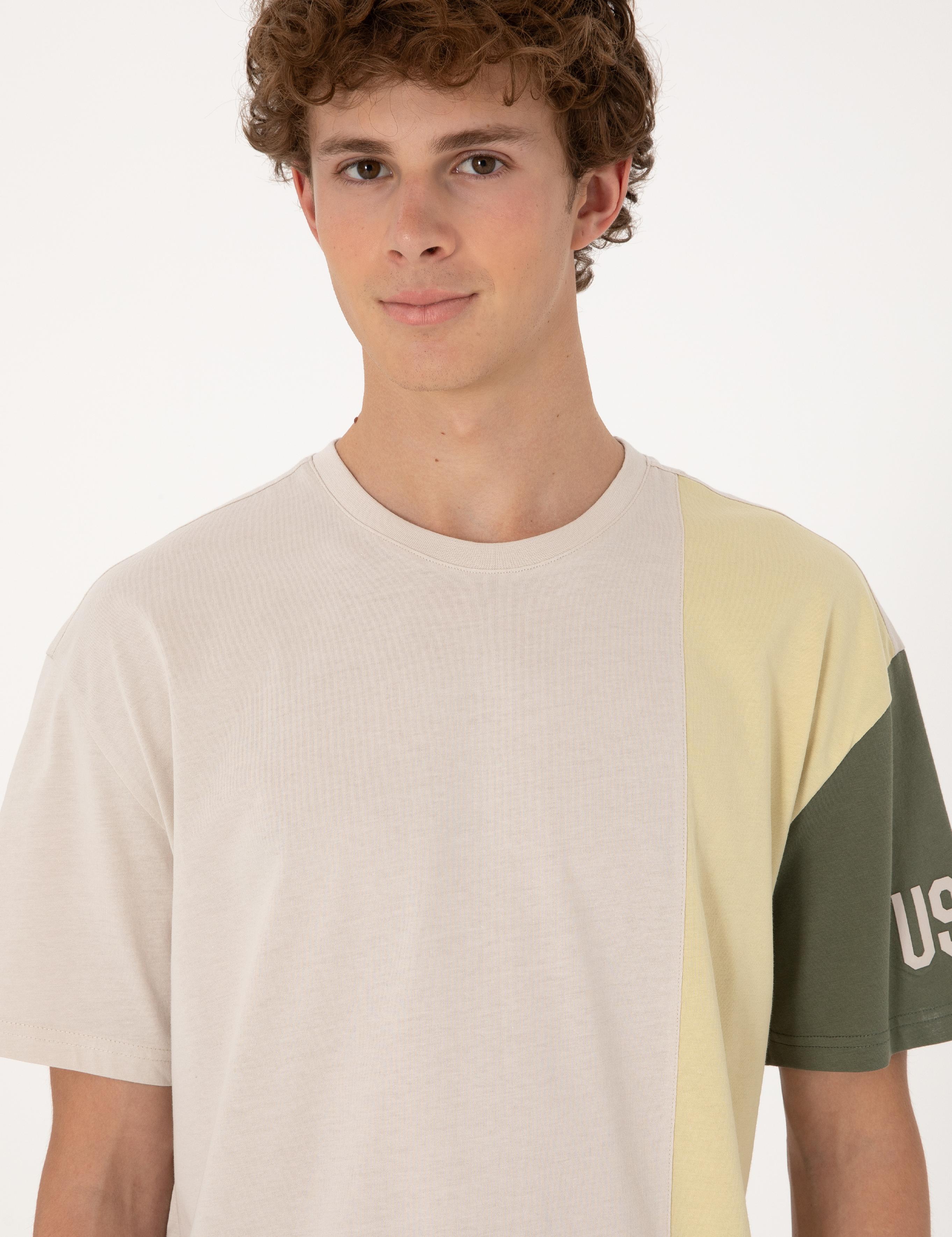 تی شرت یقه گرد ریلکس یقه گرد مردانه یو اس پولو | U.S. Polo Assn. - تصویر 2
