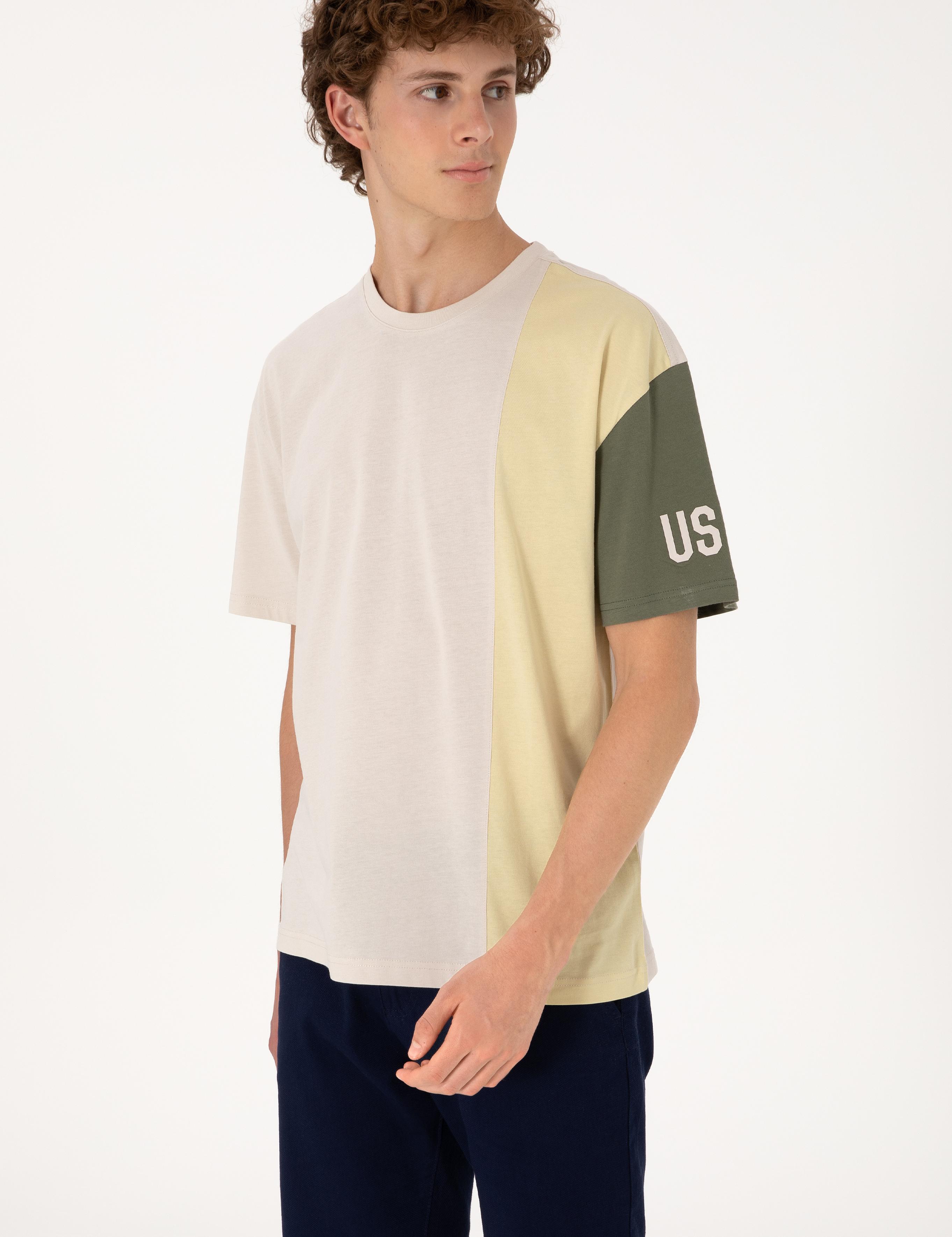تی شرت یقه گرد ریلکس یقه گرد مردانه یو اس پولو | U.S. Polo Assn. - تصویر 3