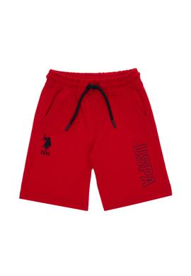 Erkek Çocuk Kırmızı Örme Şort - 50306485059