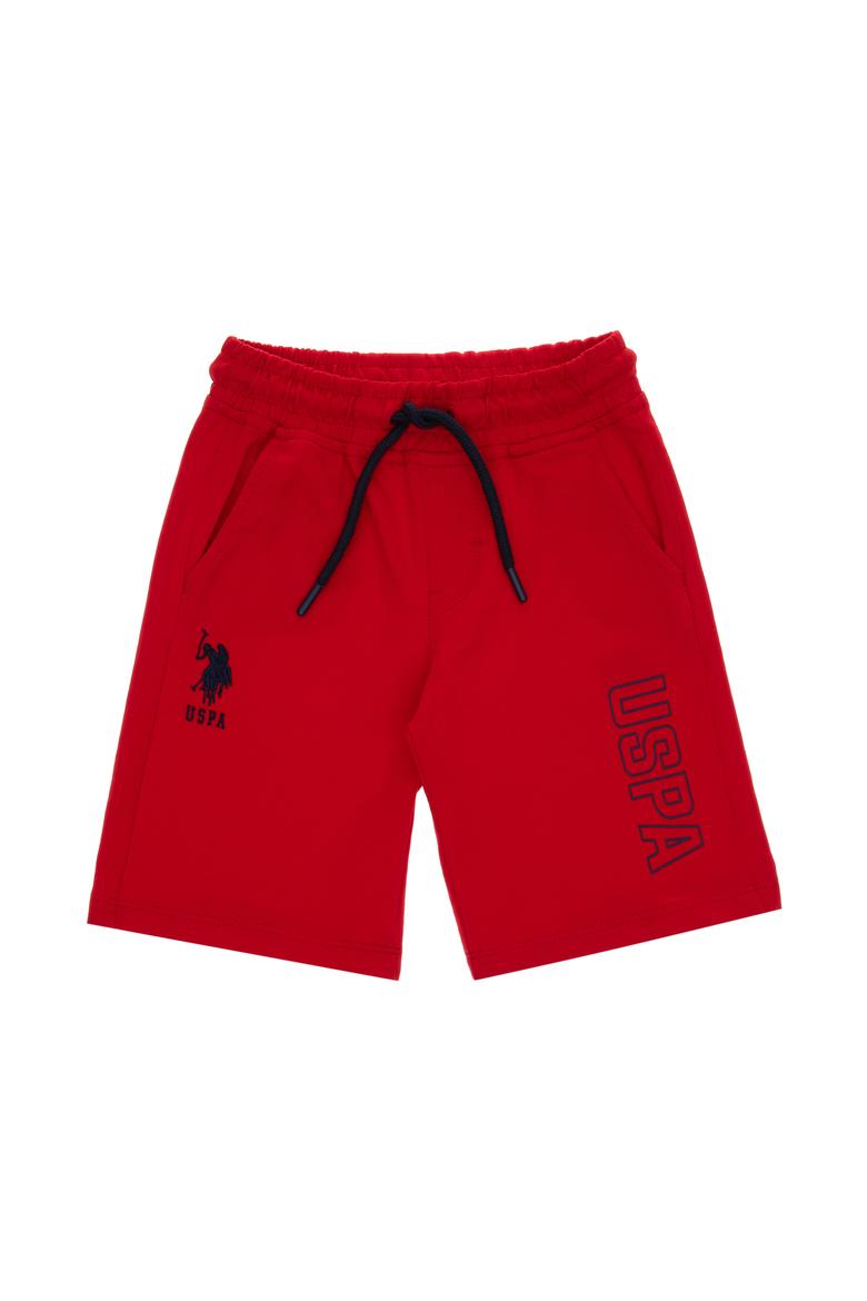 Erkek Çocuk Kırmızı Örme Şort