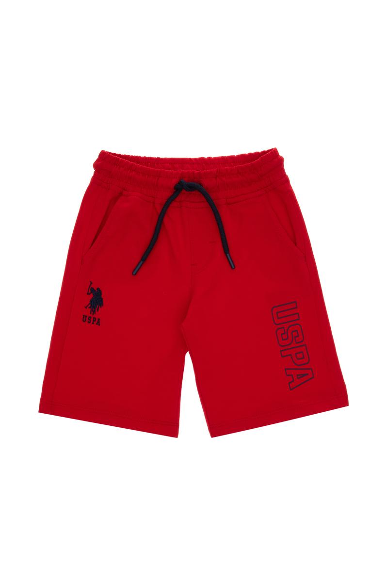 Erkek Çocuk Kırmızı Örme Şort