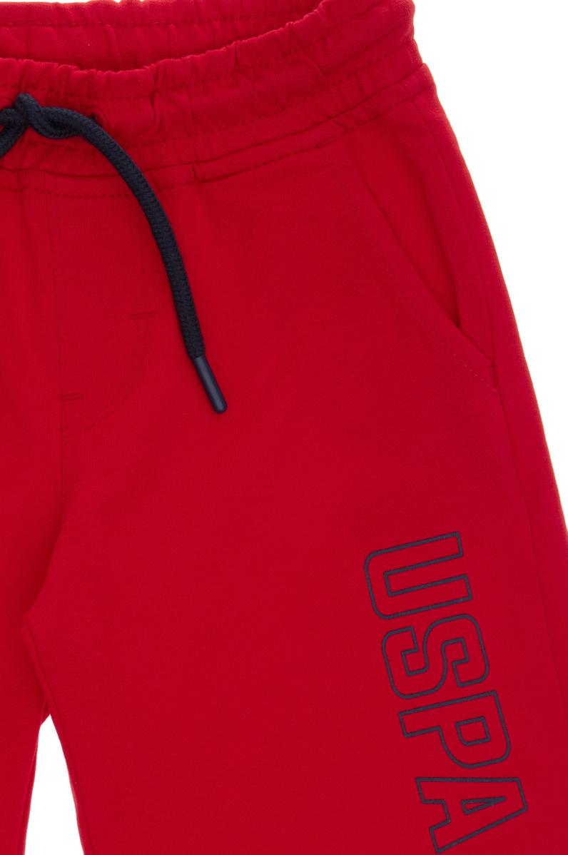 Erkek Çocuk Kırmızı Örme Şort