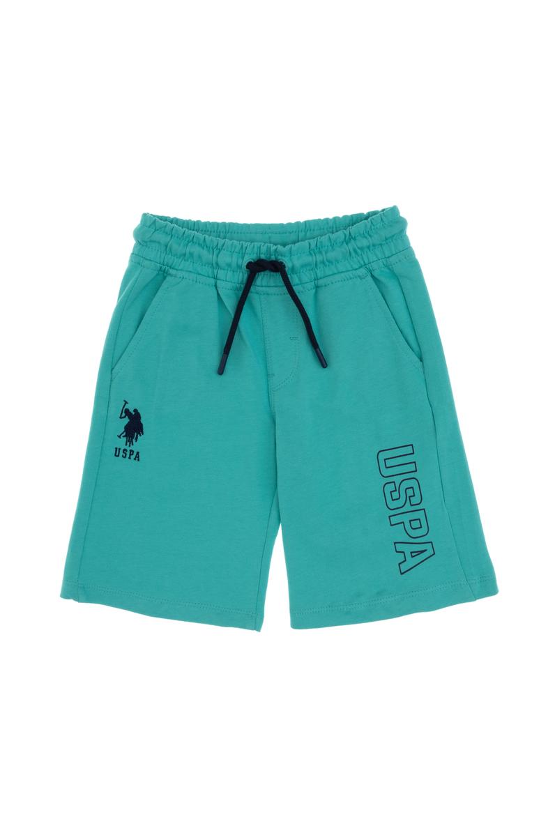 Erkek Çocuk Mint Örme Şort
