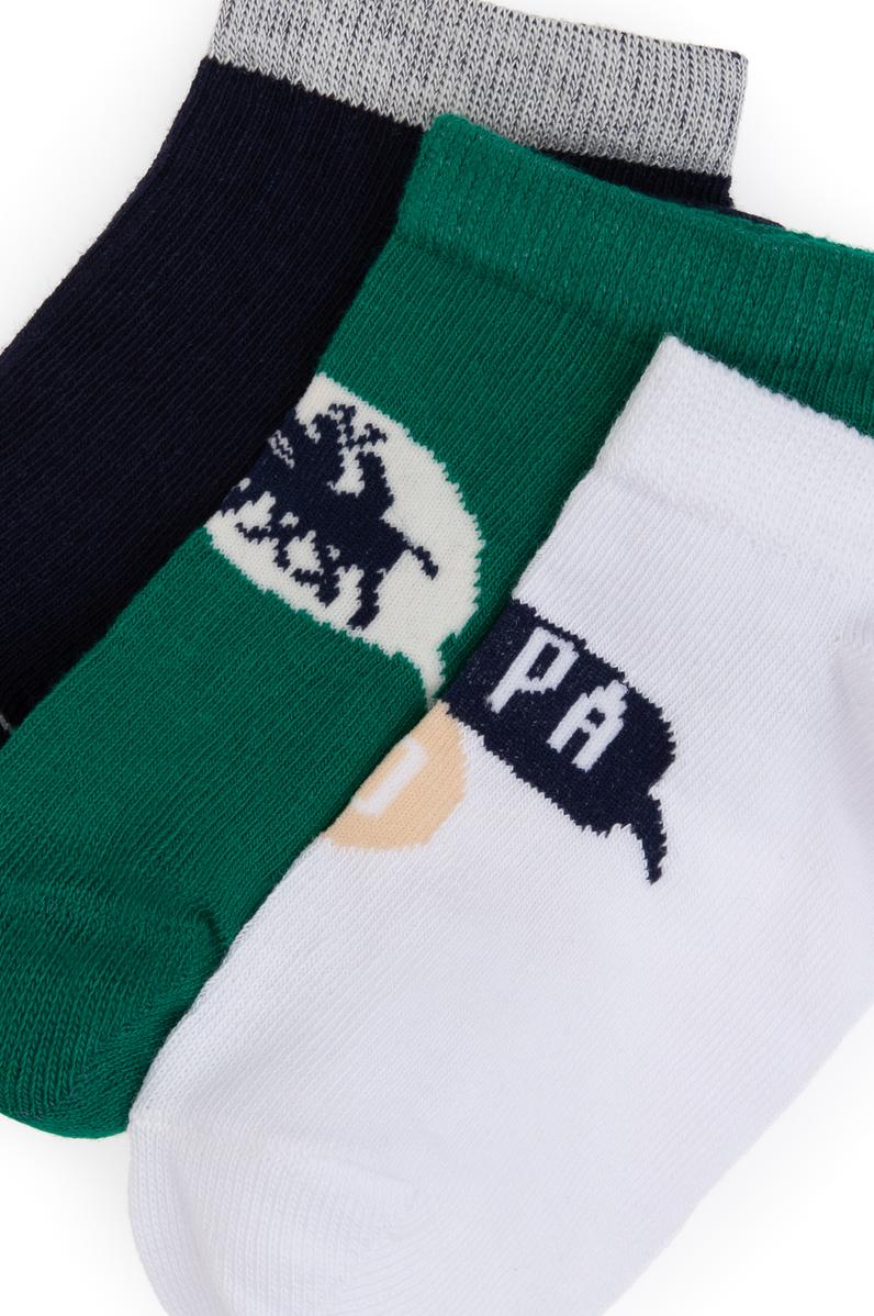 Erkek Çocuk 3'lü Patik Çorap