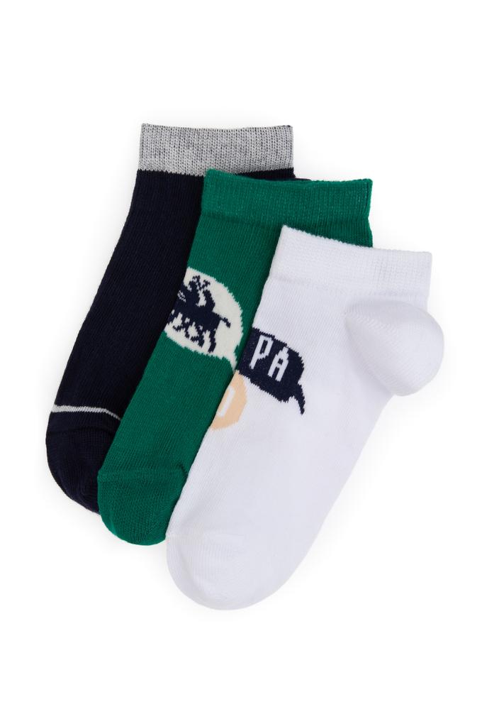 Erkek Çocuk 3'lü Patik Çorap