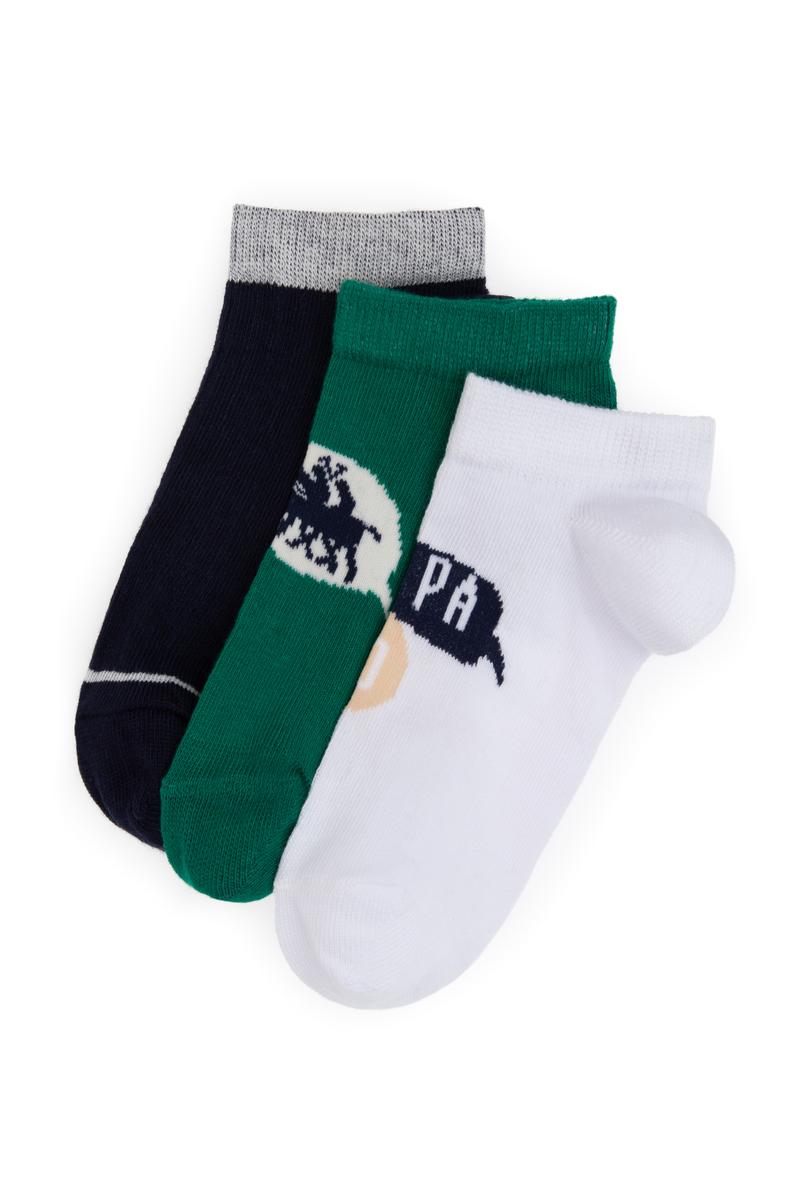 Erkek Çocuk 3'lü Patik Çorap