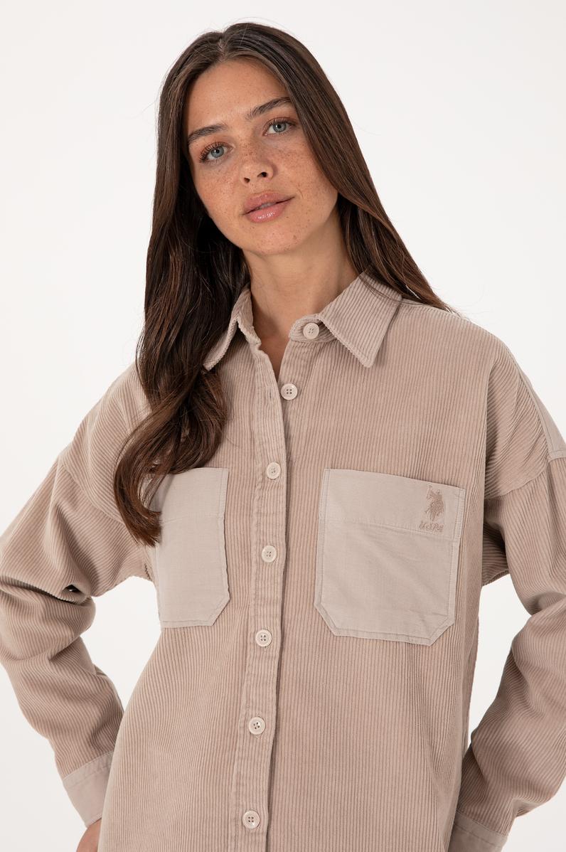 Kadın Taş Uzun Kollu Tunik Gömlek