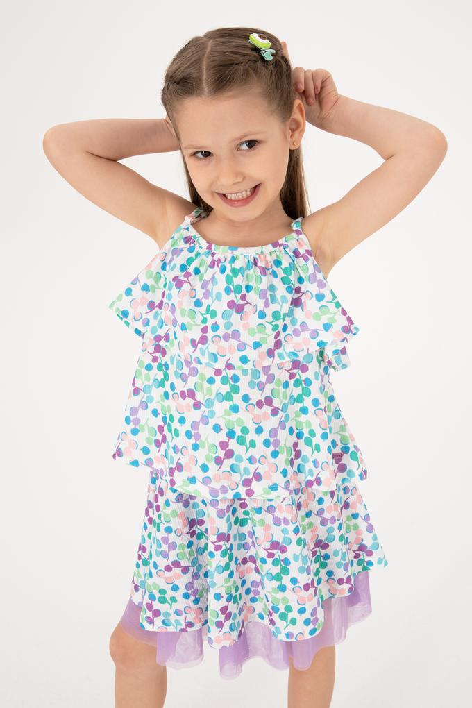 Kız Çocuk Lila Tişört