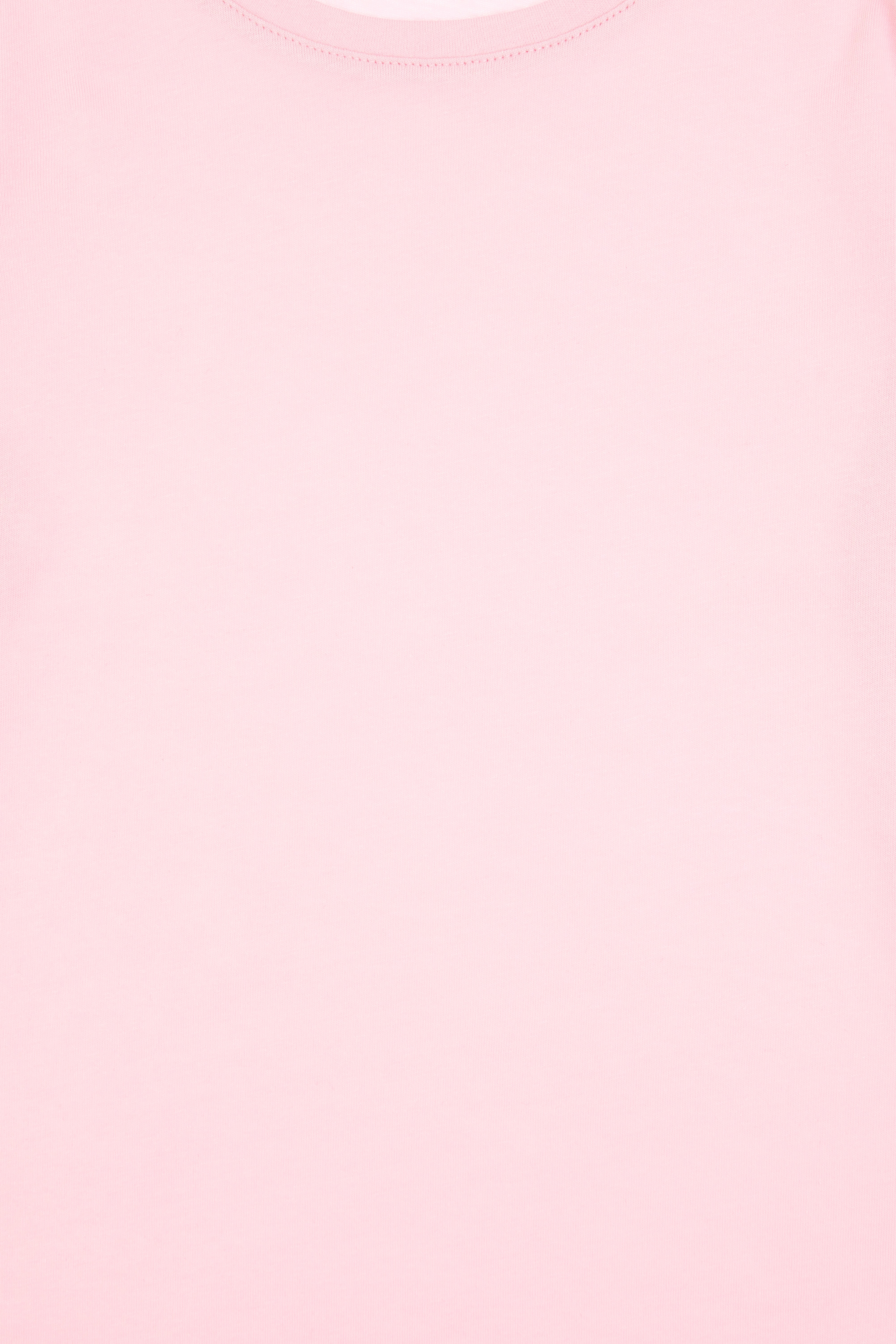 Kız Çocuk Açık Pembe Bisiklet Yaka Kısa Kol Örme Elbise - Image 5