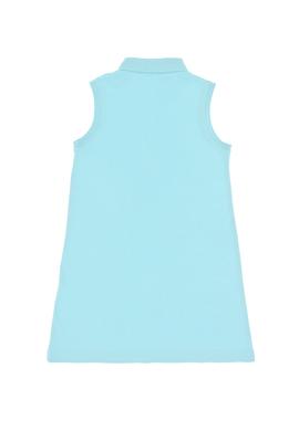 Kız Çocuk Aqua Polo Yaka Kolsuz A-Form Basic Örme Elbise - 50306052071