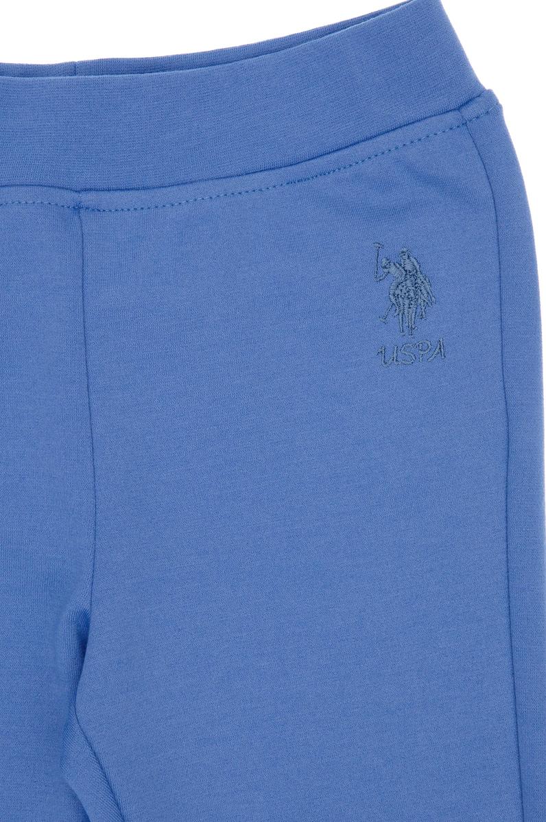 Kız Çocuk İndigo 3/4 Boy İnterlok Tayt