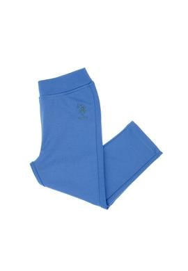 Kız Çocuk İndigo 3/4 Boy İnterlok Tayt - 50306792022