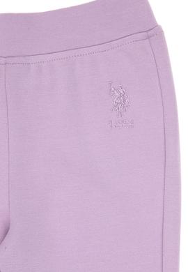 Kız Çocuk Lila 3/4 Boy İnterlok Tayt - 50306792011