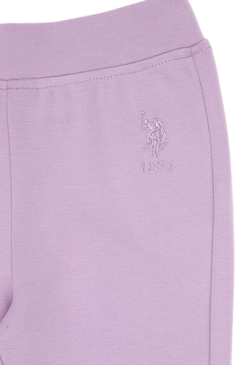 Kız Çocuk Lila 3/4 Boy İnterlok Tayt - 50306792011