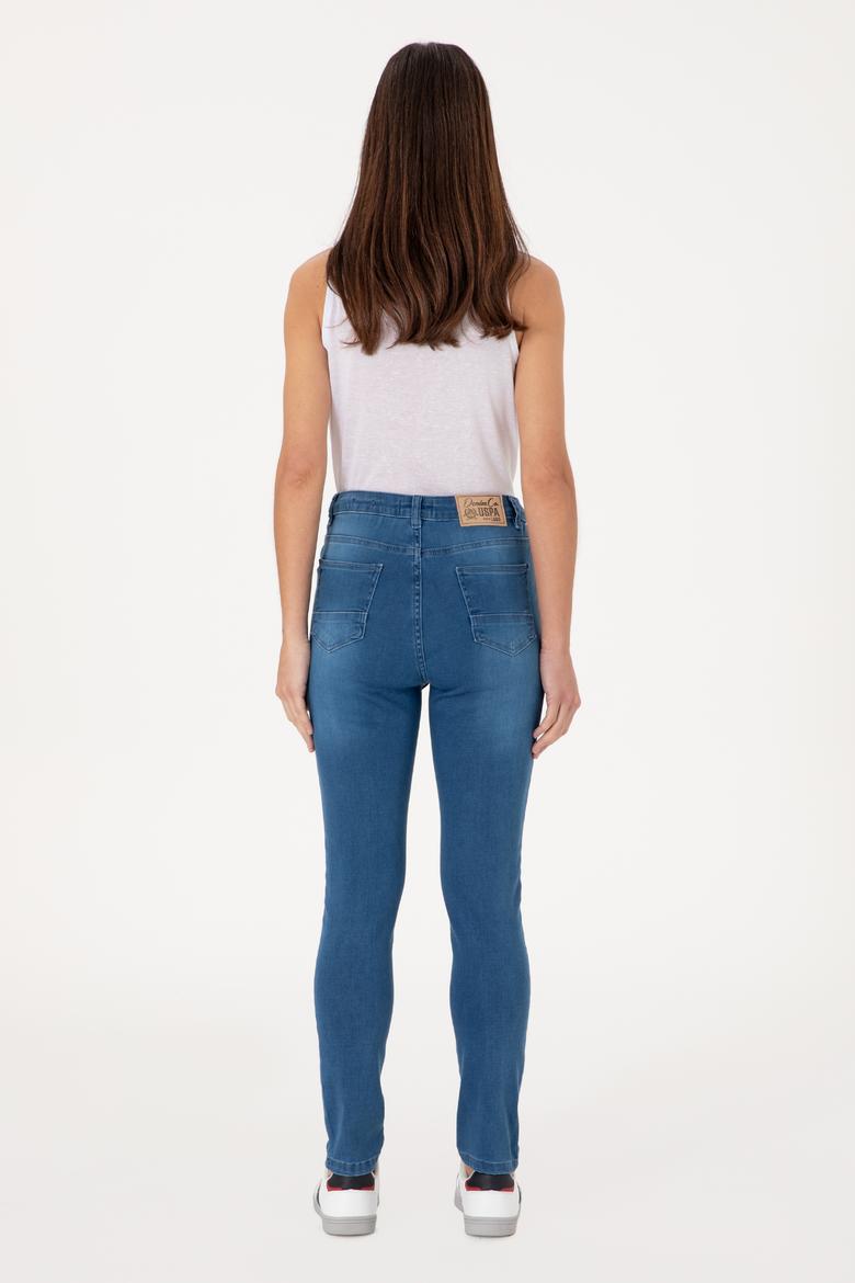 Kadın Açık Mavi Skinny High Waist Fit Jean Pantolon - 50297559015