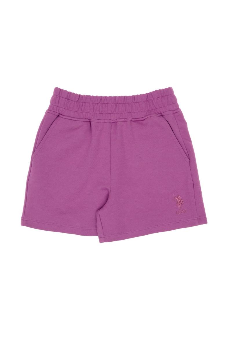 Kız Çocuk Menekşe Örme Şort - 50306279013