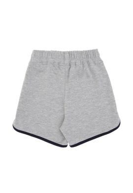 Kız Çocuk Gri Melanj Regular Fit Örme Şort - 50306297036