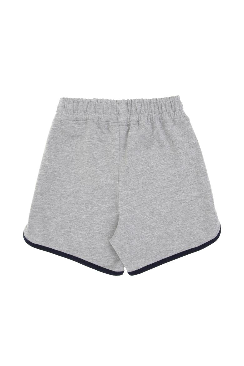 Kız Çocuk Gri Melanj Regular Fit Örme Şort - 50306297036