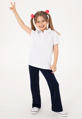 Kız Çocuk Lacivert Yüksek Bel Flare Eşofman Altı - 50306283019