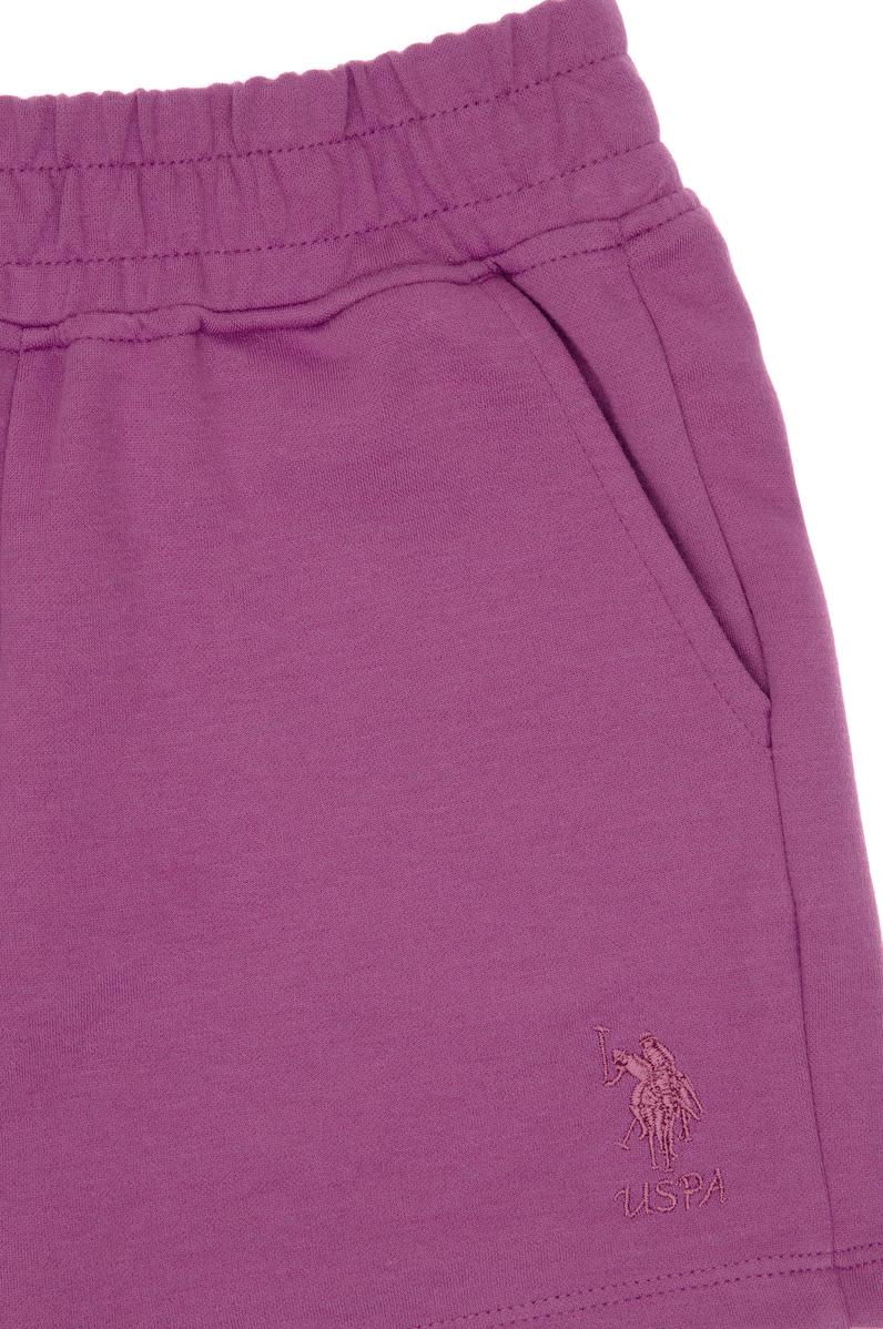 Kız Çocuk Menekşe Örme Şort