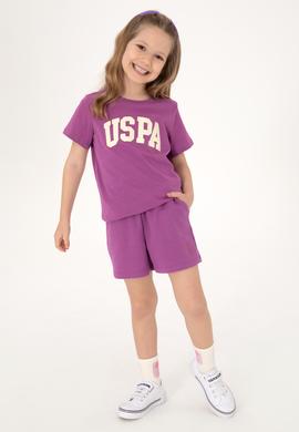 Kız Çocuk Menekşe Örme Şort - 50306279013