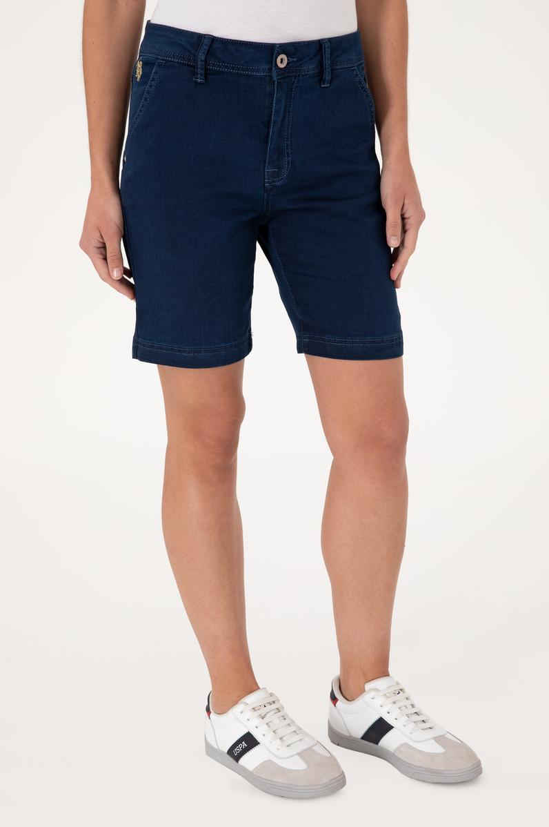 Kadın Mavi Jean Şort