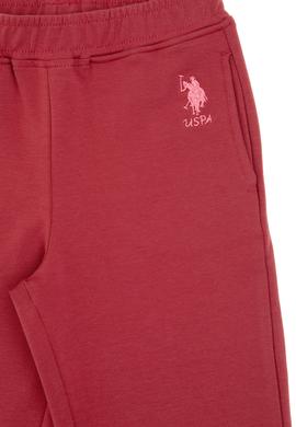 Kız Çocuk Vişne Loose Fit İki İplik Eşofman Altı - 50306296072