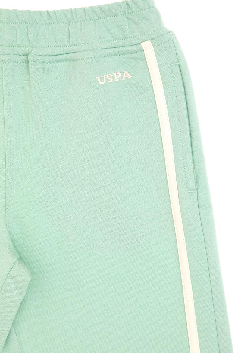 Kız Çocuk Su Yeşili Loose Fit Kenar Biyeli Eşofman Altı - 50306282050