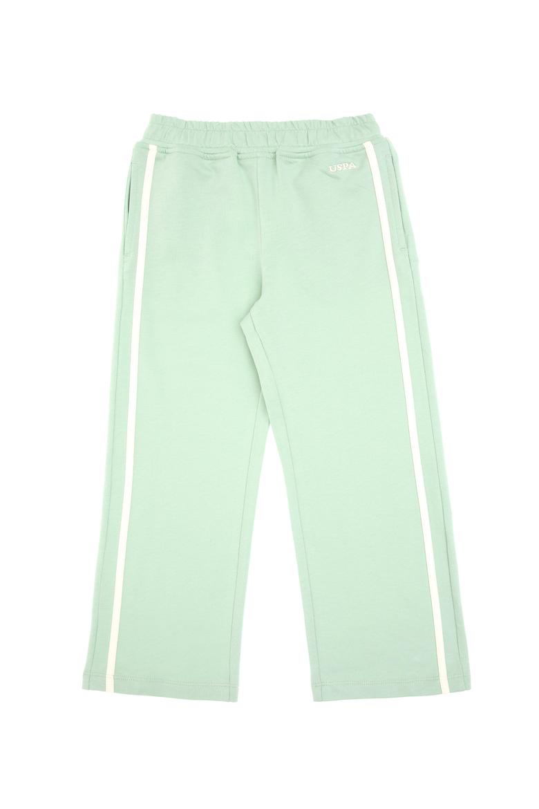 Kız Çocuk Su Yeşili Loose Fit Kenar Biyeli Eşofman Altı - 50306282050