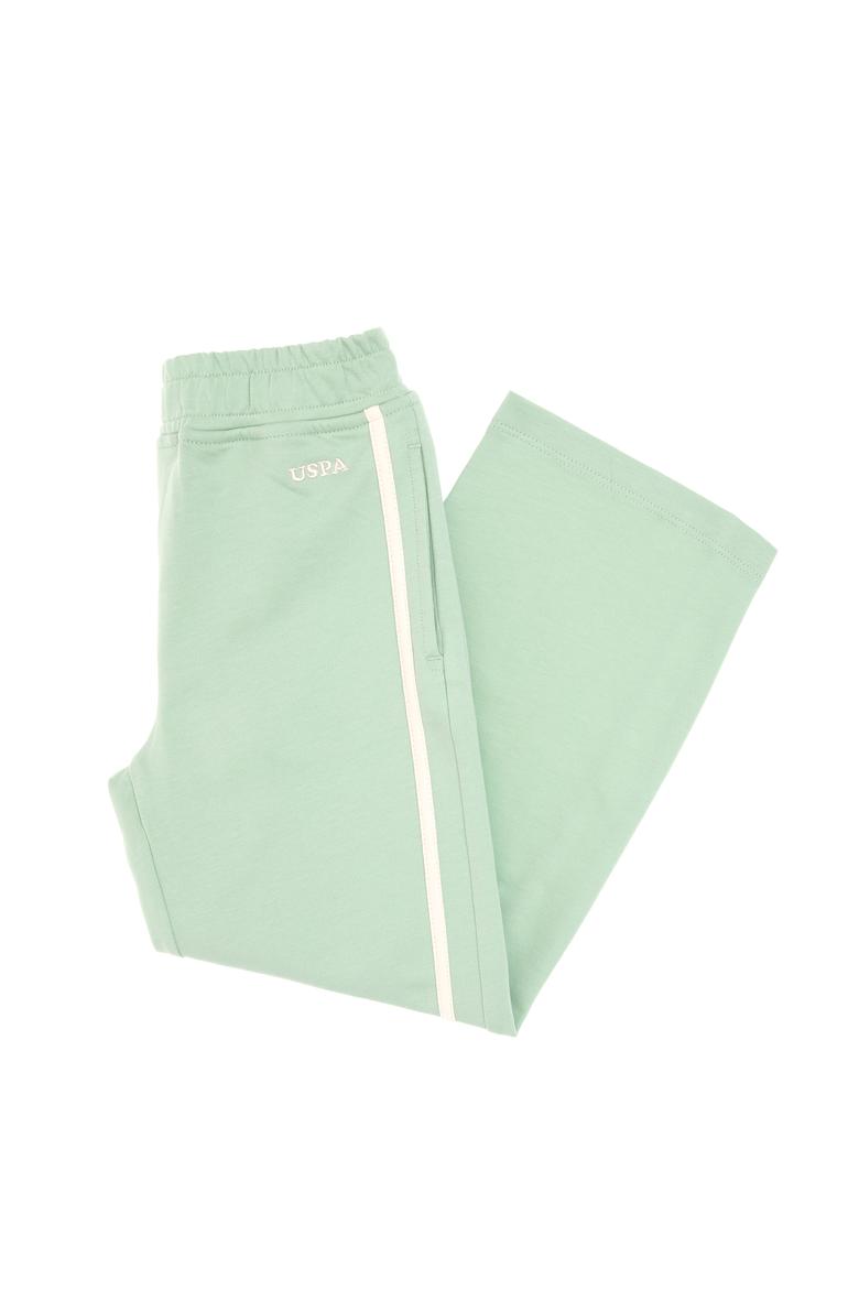 Kız Çocuk Su Yeşili Loose Fit Kenar Biyeli Eşofman Altı - 50306282050