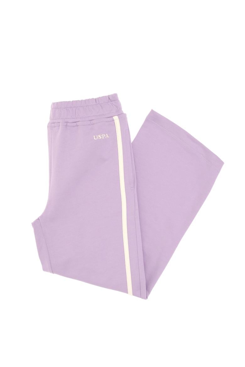 Kız Çocuk Lila Loose Fit Kenar Biyeli Eşofman Altı - 50306282043