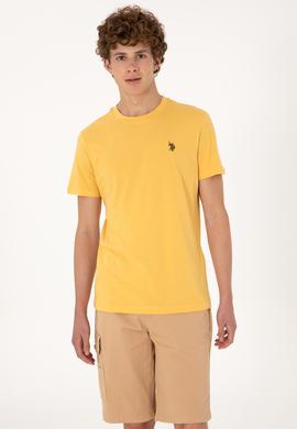 Erkek Hardal Basic Tişört - 50298015057