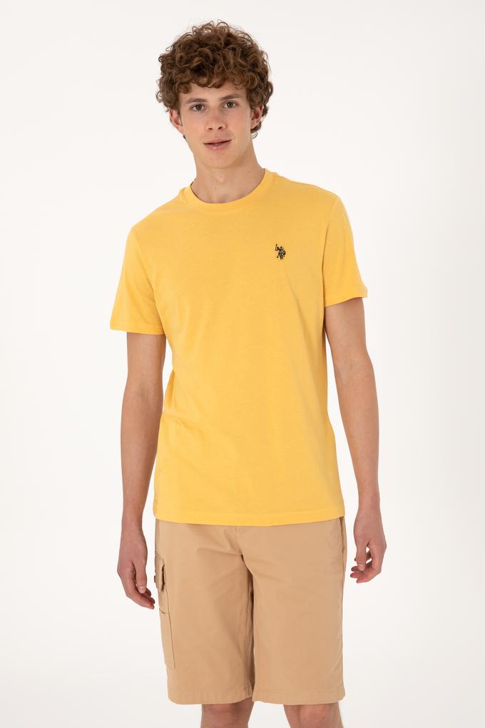 Erkek Hardal Basic Tişört