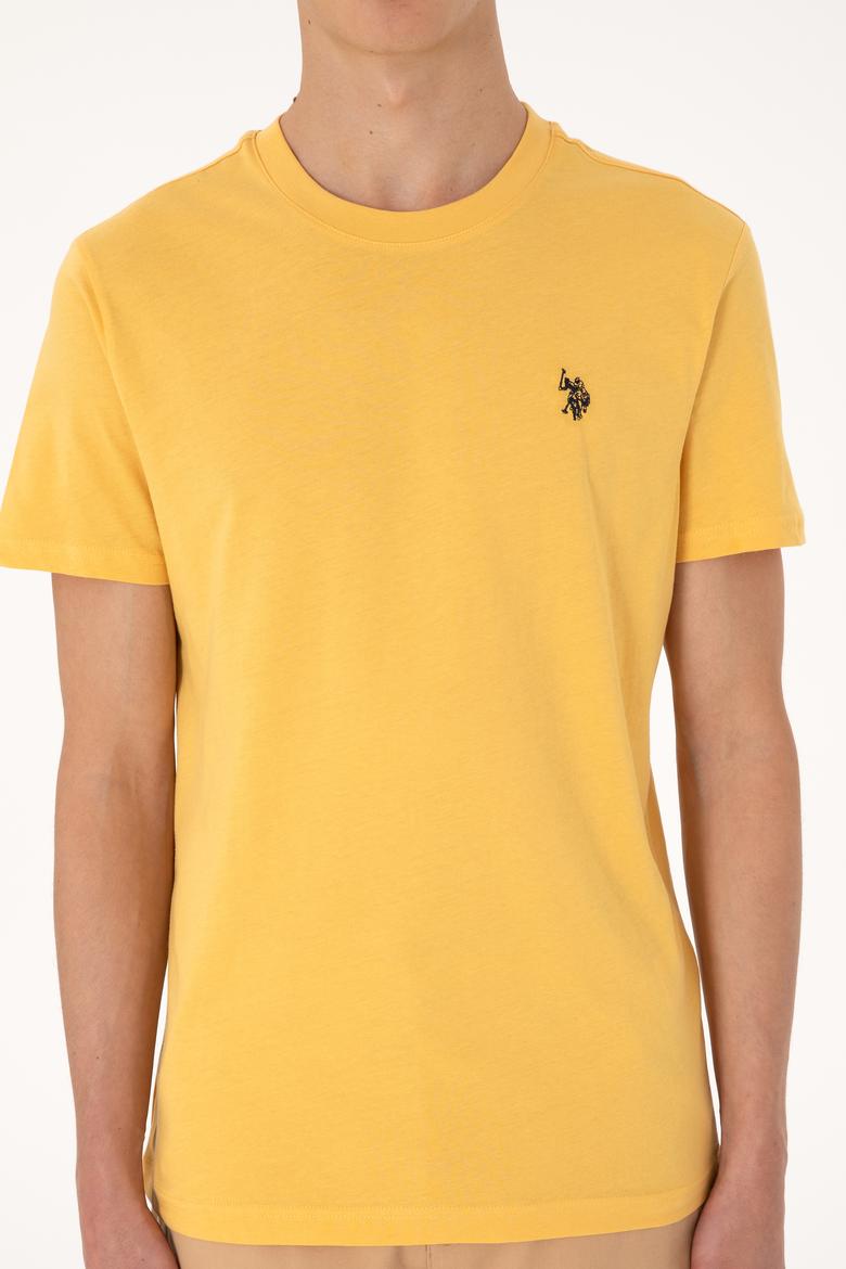 Erkek Hardal Basic Tişört - 50298015057