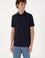 Erkek Regular Fit Polo Yaka Lacivert Desenli Tişört
