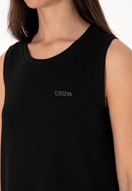 Kadın Siyah Kolsuz Bisiklet Yaka Mini Boy Örme Elbise - 50305836015