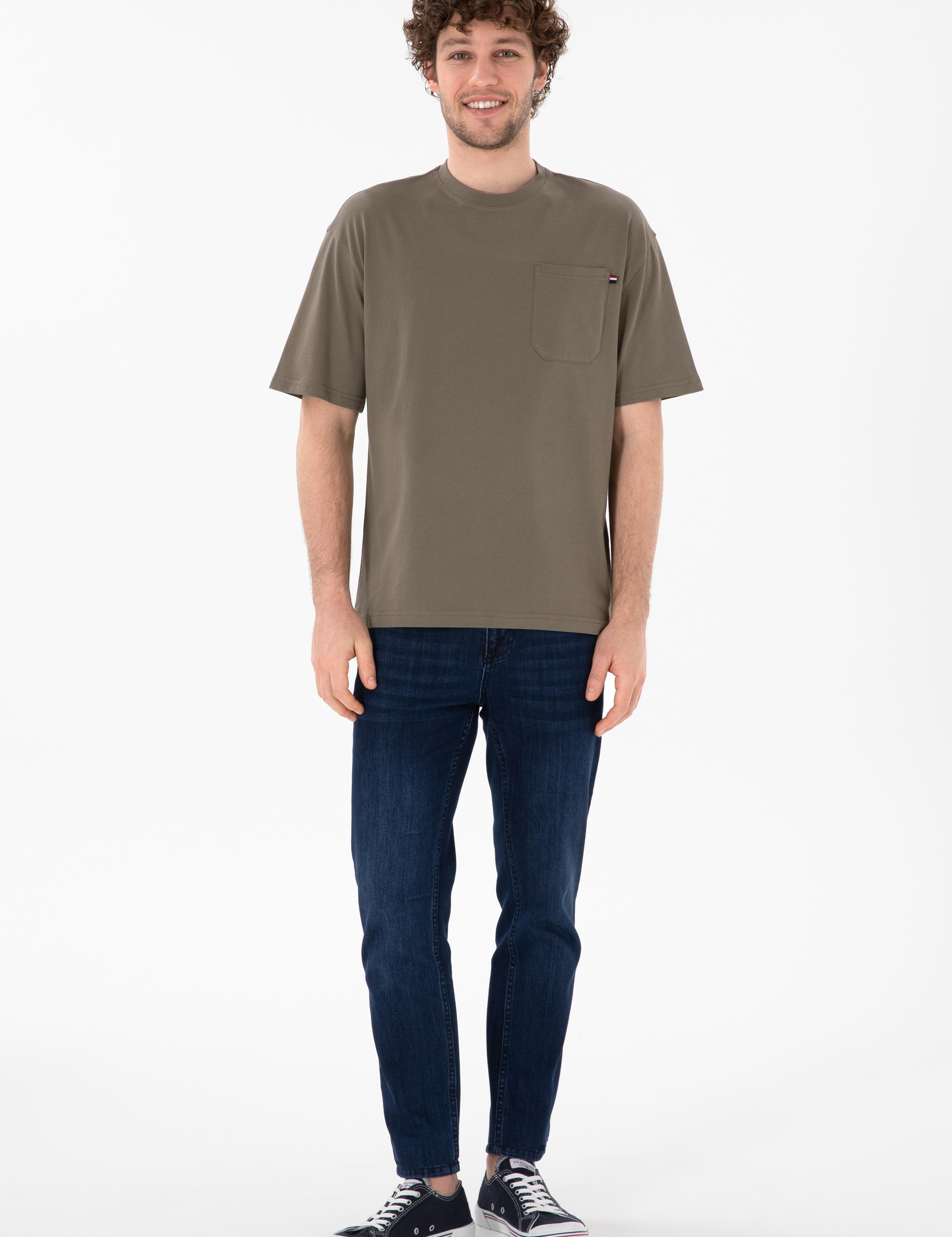 تی شرت یقه گرد ریلکس یقه گرد مردانه یو اس پولو | U.S. Polo Assn. - تصویر 5