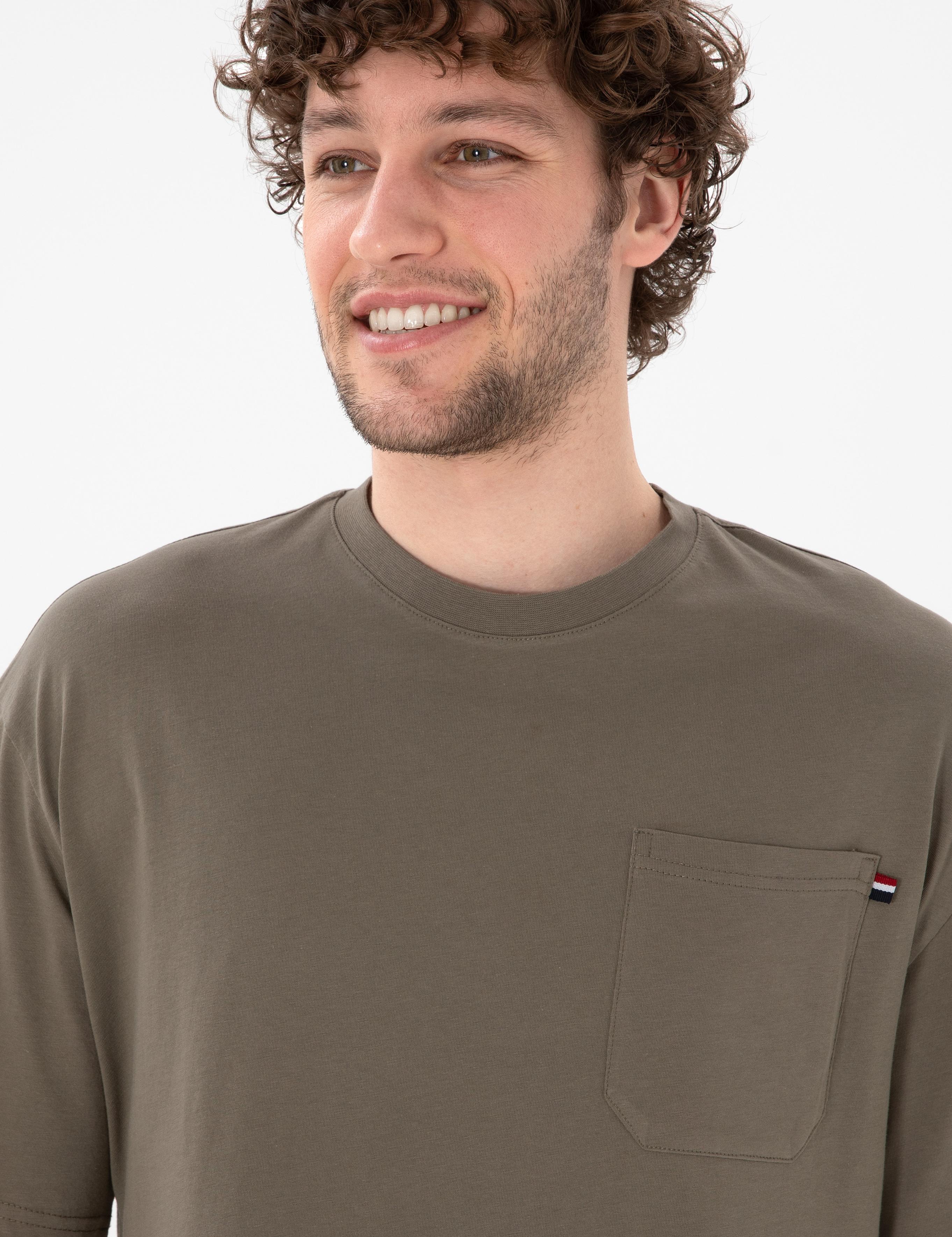 تی شرت یقه گرد ریلکس یقه گرد مردانه یو اس پولو | U.S. Polo Assn. - تصویر 3
