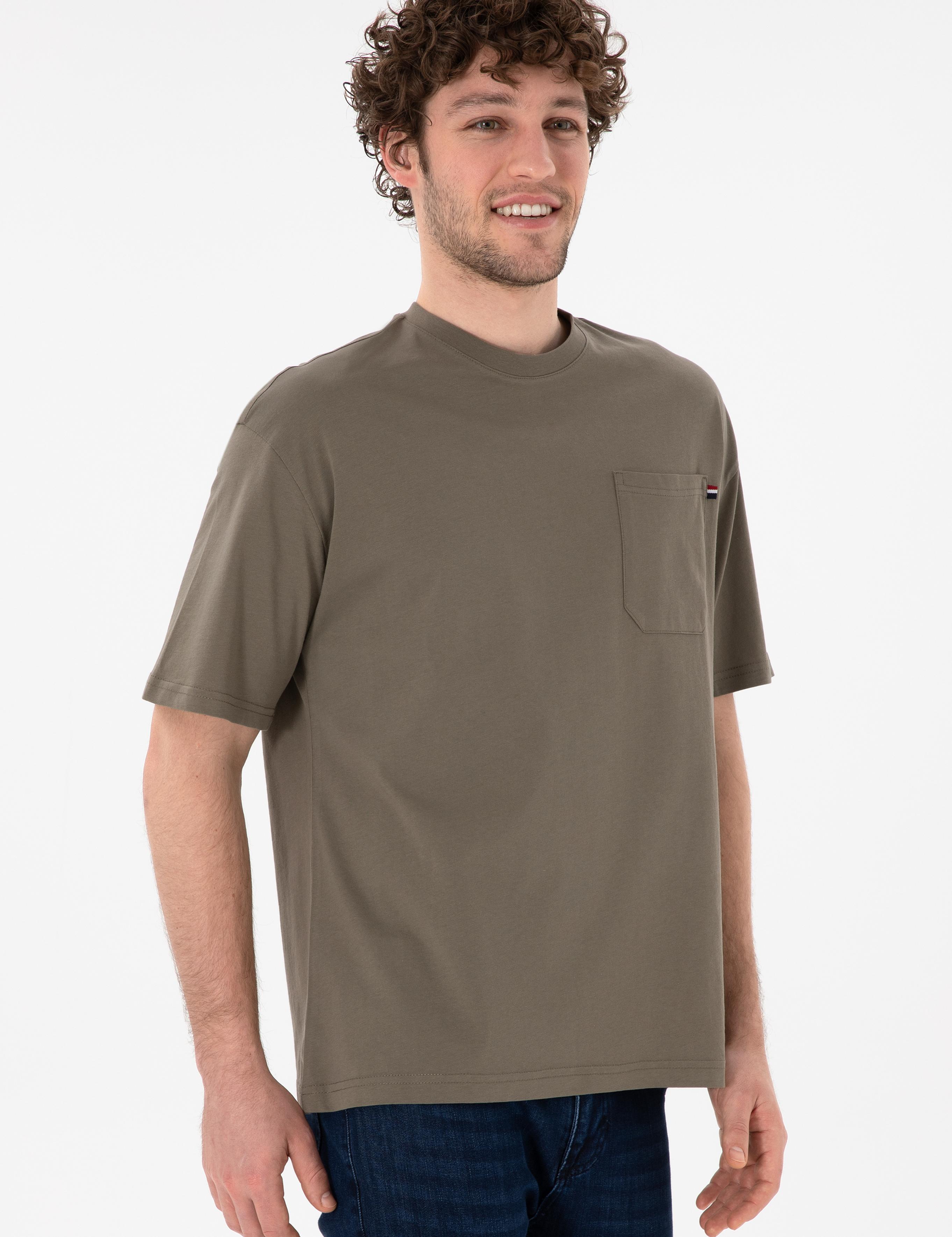 تی شرت یقه گرد ریلکس یقه گرد مردانه یو اس پولو | U.S. Polo Assn. - تصویر 2