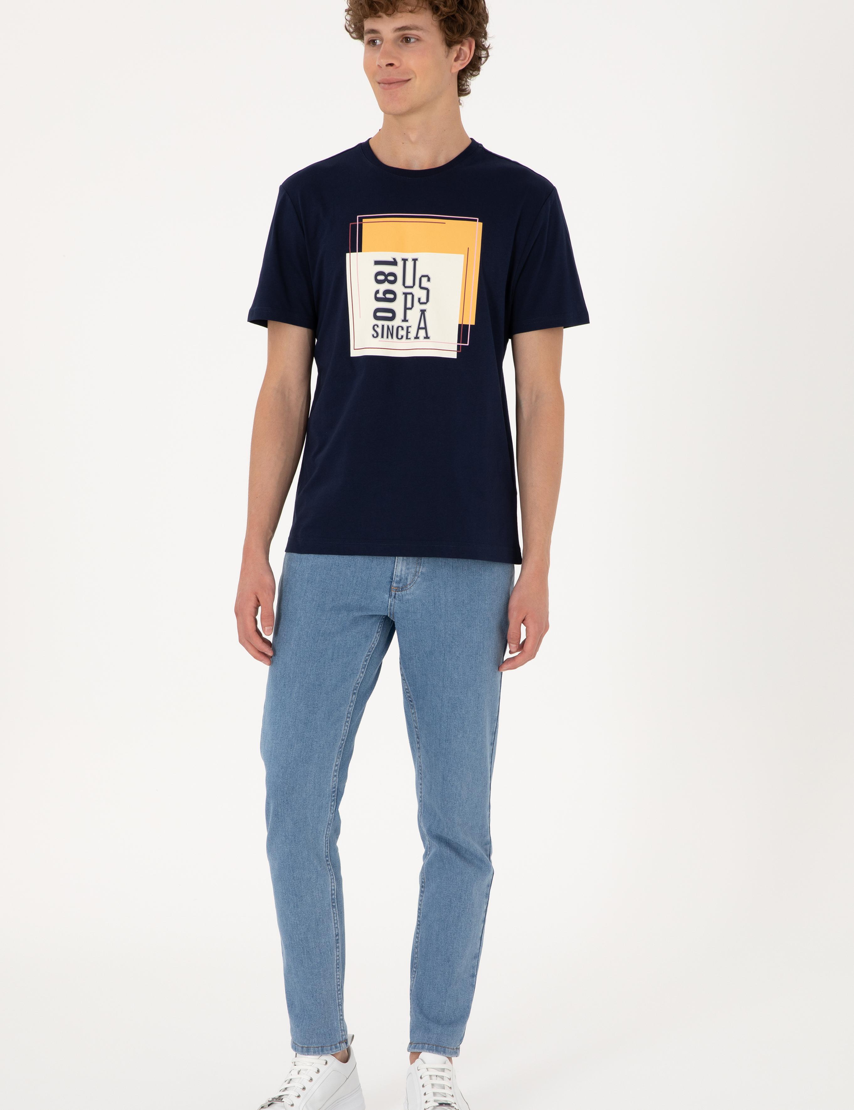 تی شرت یقه گرد  رگولار یقه گرد مردانه یو اس پولو | U.S. Polo Assn. - تصویر 4