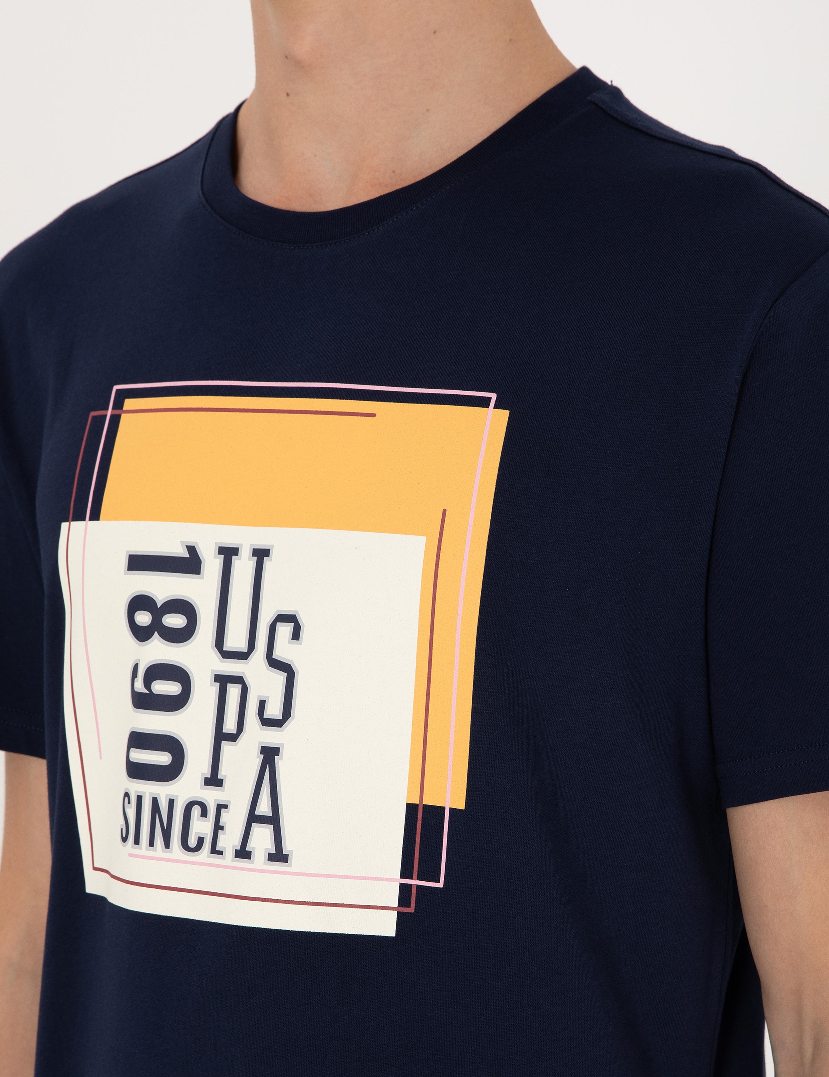 تی شرت یقه گرد  رگولار یقه گرد مردانه یو اس پولو | U.S. Polo Assn. - تصویر 7