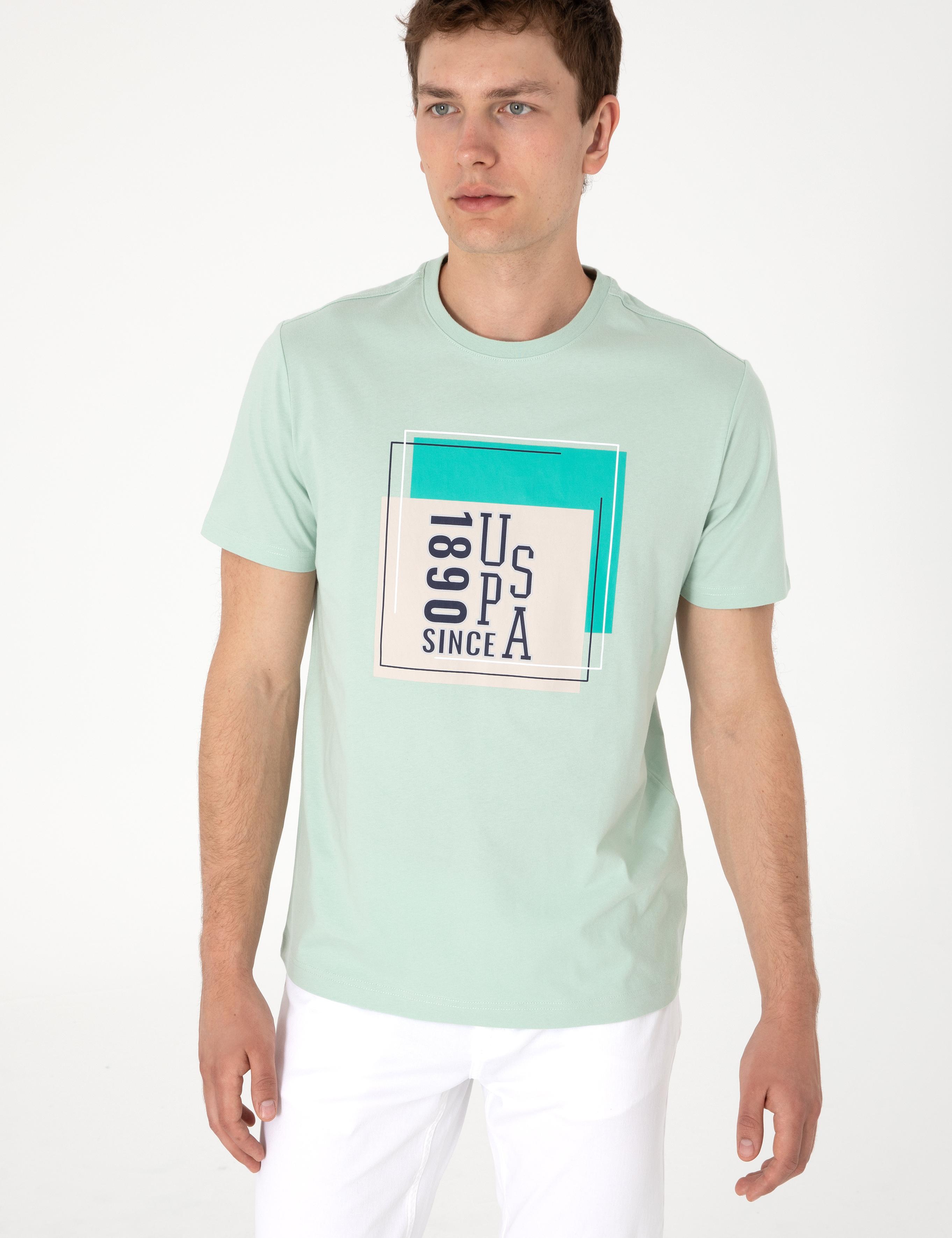 تی شرت یقه گرد رگولار یقه گرد مردانه یو اس پولو | U.S. Polo Assn. - تصویر 3