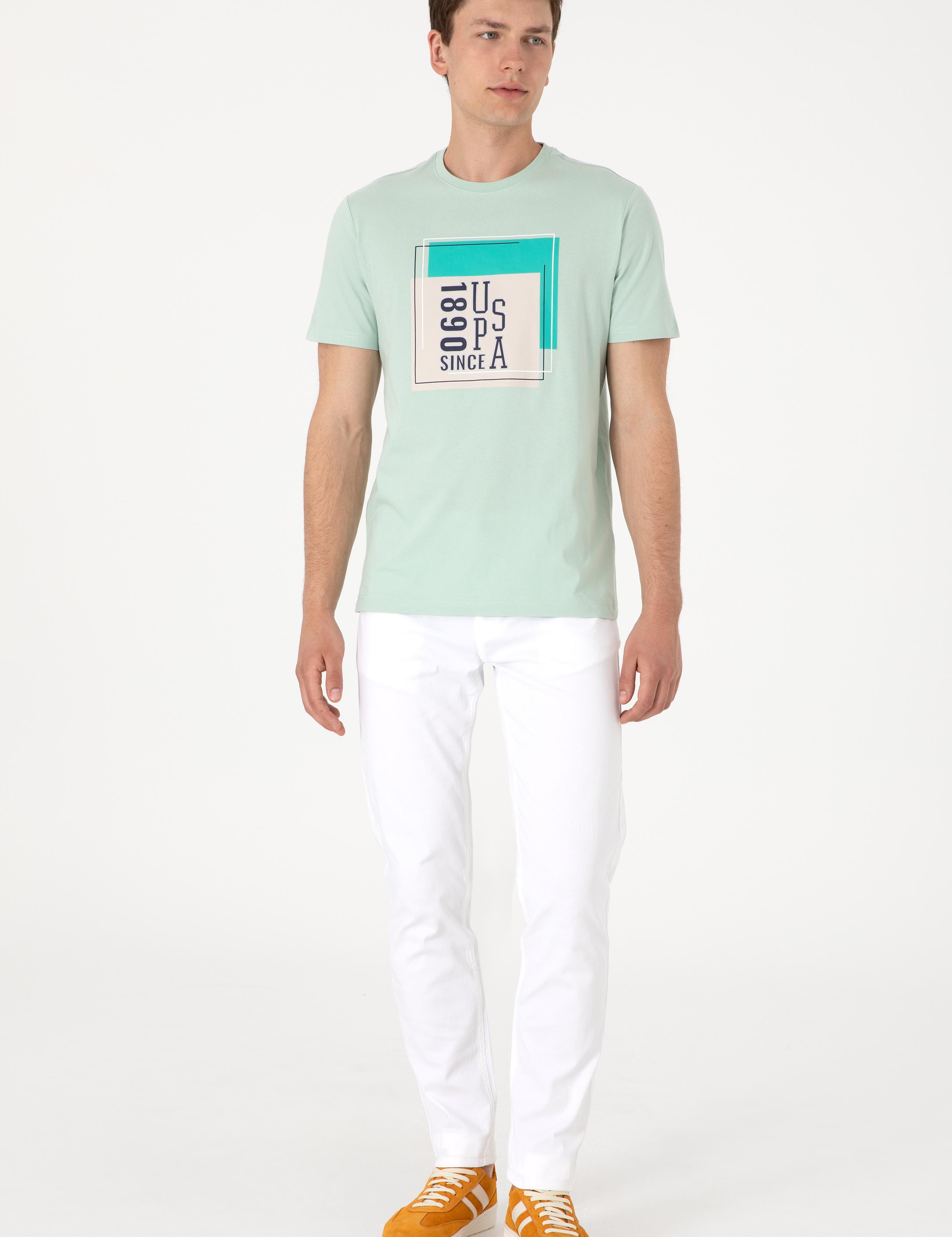 تی شرت یقه گرد رگولار یقه گرد مردانه یو اس پولو | U.S. Polo Assn. - تصویر 4