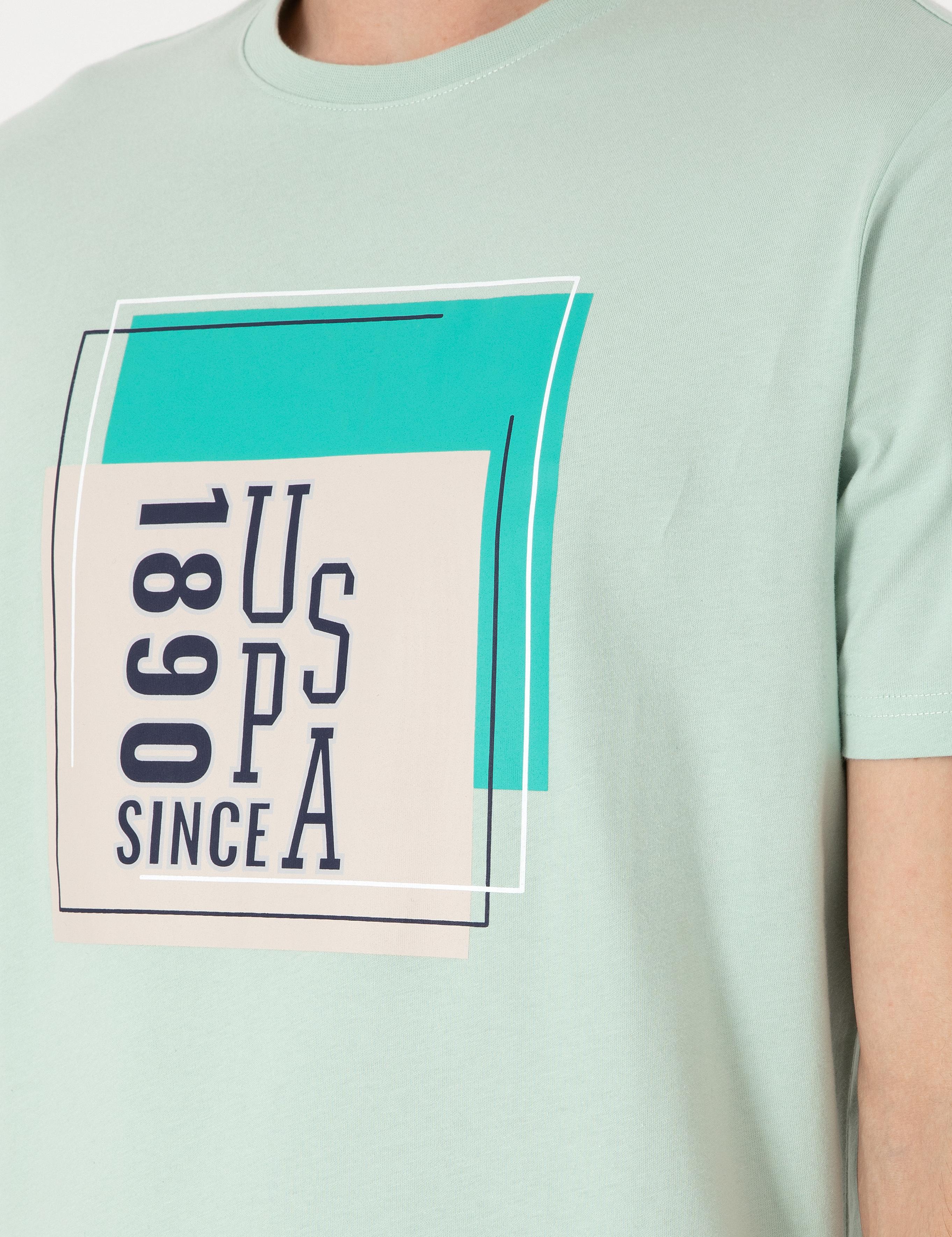 تی شرت یقه گرد رگولار یقه گرد مردانه یو اس پولو | U.S. Polo Assn. - تصویر 7