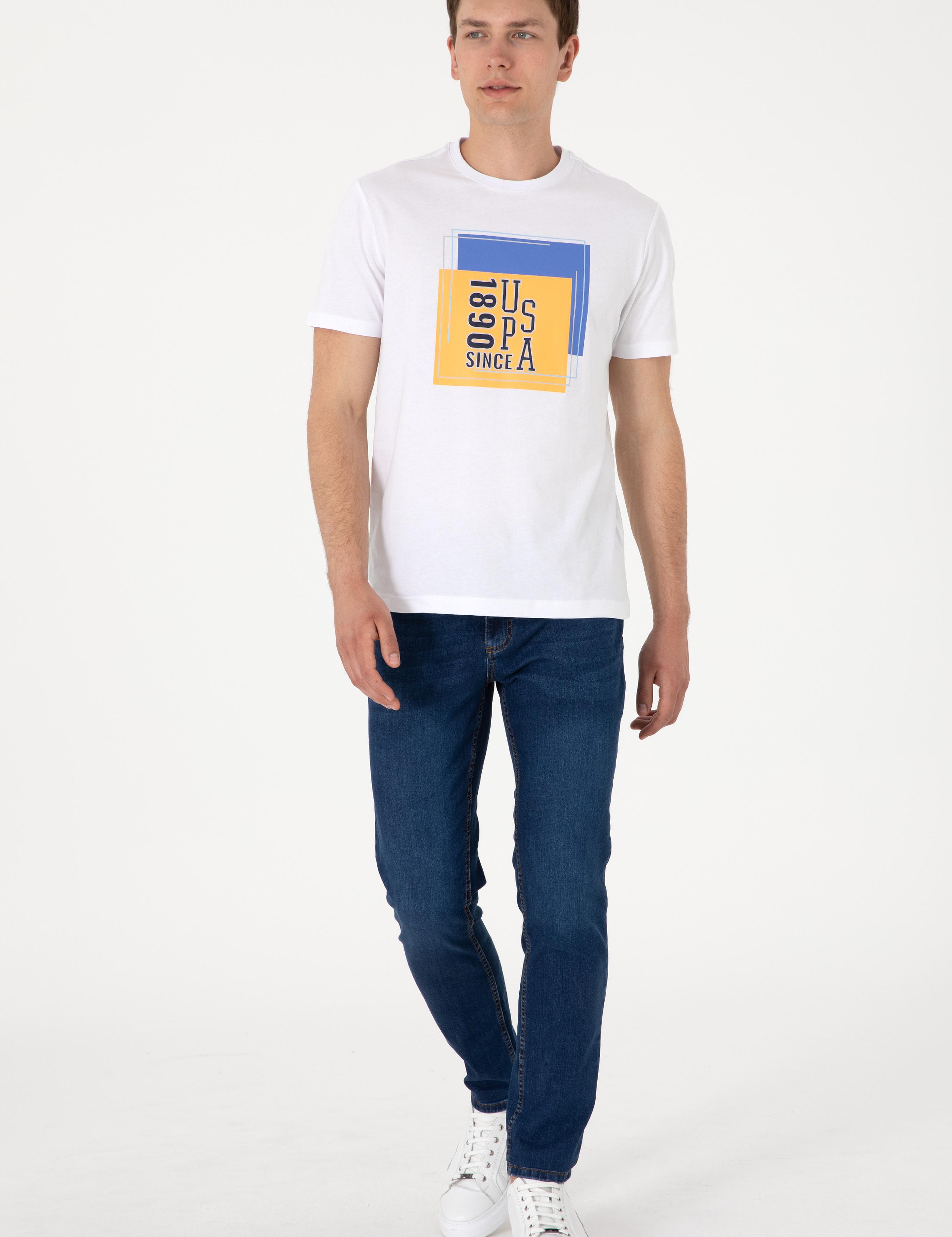 تی شرت یقه گرد  رگولار یقه گرد مردانه یو اس پولو | U.S. Polo Assn. - تصویر 4