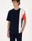 Erkek Comfort Fit Bisiklet Yaka Lacivert Tişört