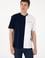 Erkek Comfort Fit Bisiklet Yaka Lacivert Tişört