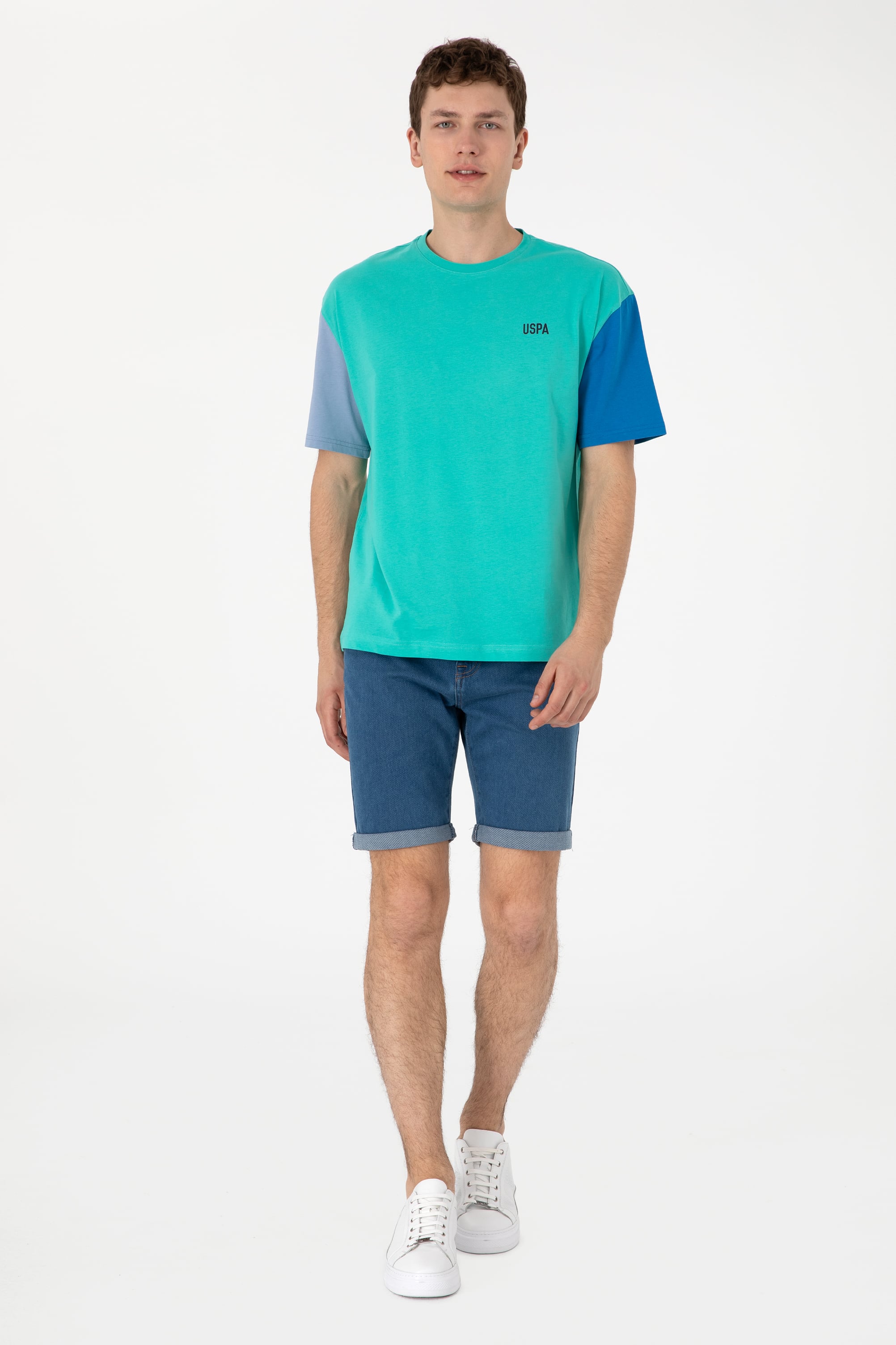 تی شرت یقه گرد ریلکس یقه گرد مردانه یو اس پولو | U.S. Polo Assn. - تصویر 4