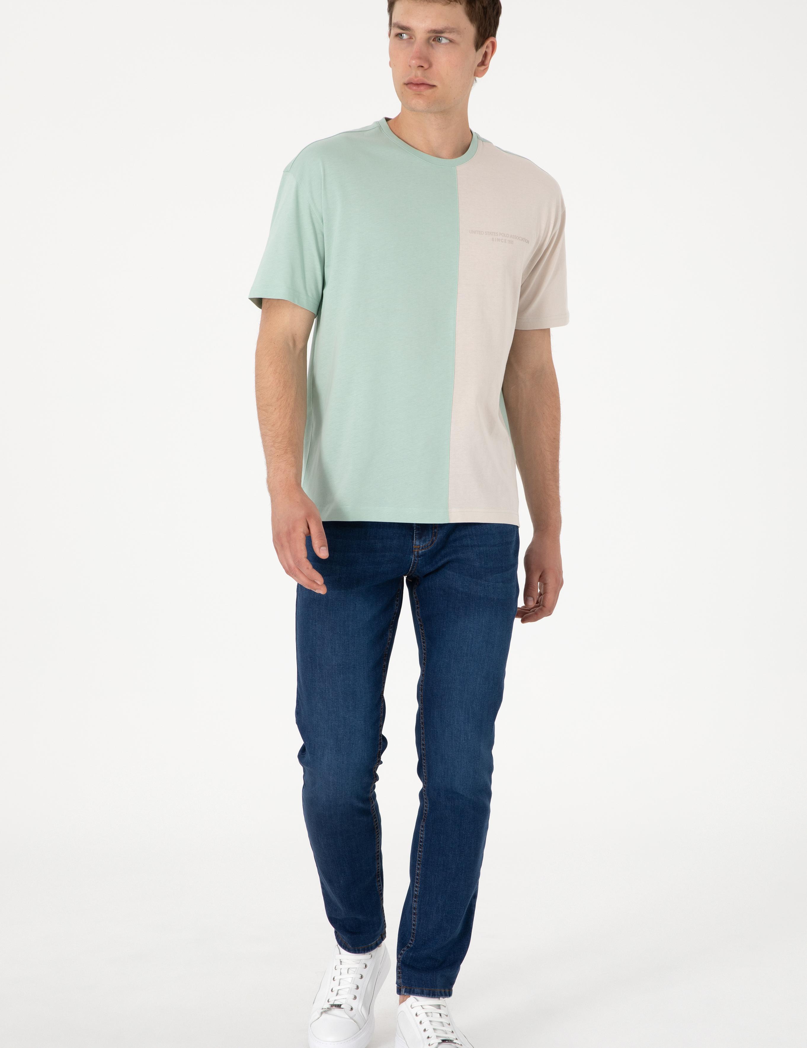 تی شرت یقه گرد ریلکس یقه گرد مردانه یو اس پولو | U.S. Polo Assn. - تصویر 4